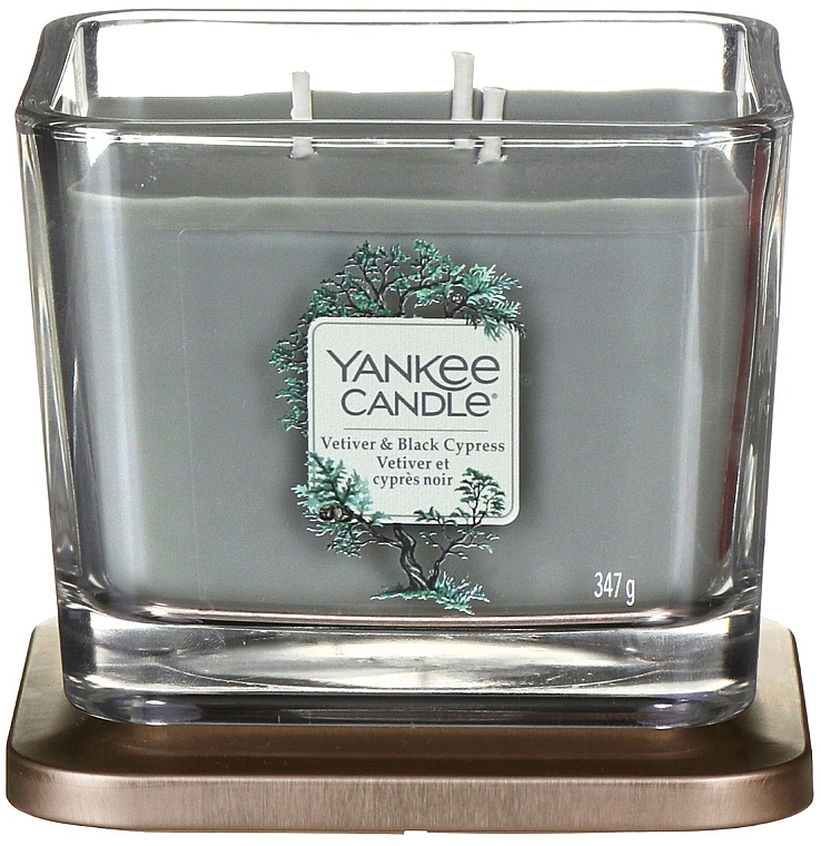Ароматическая свеча - Yankee Candle Elevation Vetiver and Black Cypress Candle — фото N3