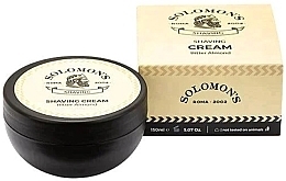 Парфумерія, косметика Крем для гоління "Гіркий мигдаль" - Solomon's Shaving Cream Bitter Almond