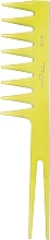 Расческа-гребень для волос, 60182, желтая - Top Choice — фото N1