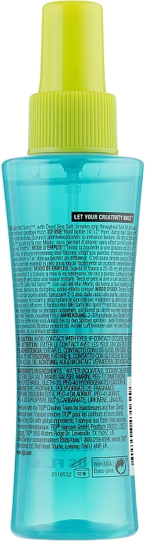 УЦЕНКА Текстурирующий солевой спрей для волос - Tigi Bed Head Salty Not Sorry Texturizing Salt Spray * — фото N2