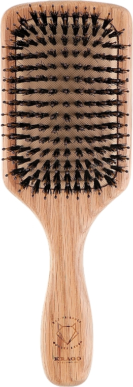 Щітка для волосся з натурального дуба з натуральною щетиною кабана - Krago Eco Wooden Brush — фото N1