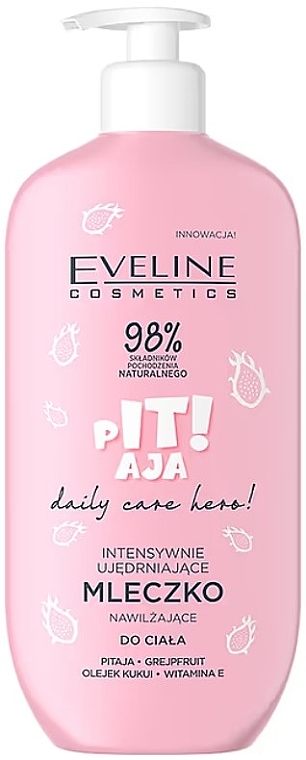 Интенсивно укрепляющее и увлажняющее молочко "Питайя" - Eveline Cosmetics Daily Care Hero Pitaja Firming Body Milk — фото N1
