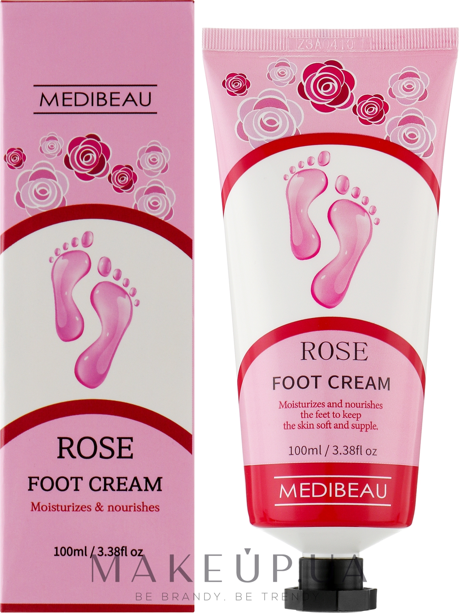 Крем для ніг - Medibeau Rose Foot Cream — фото 100ml