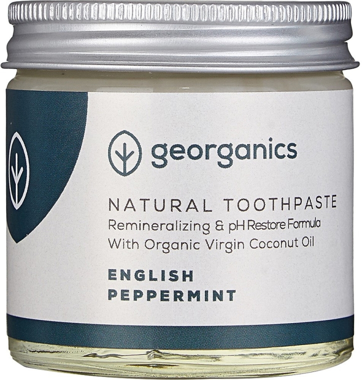 Натуральная зубная паста - Georganics English Peppermint Natural Toothpaste — фото N3