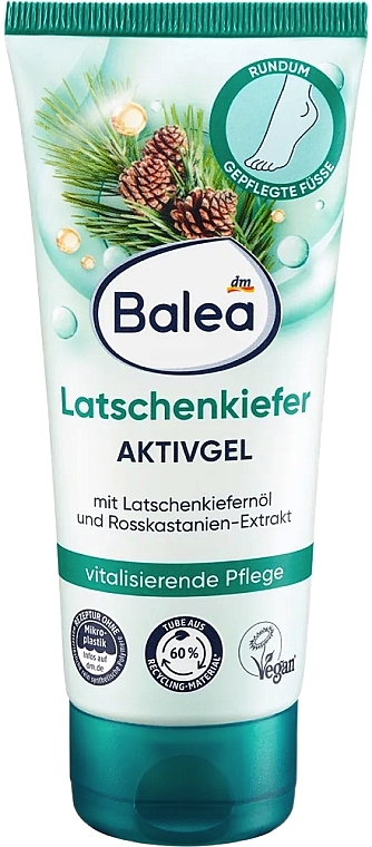 Активний гель для ніг з олією гірської сосни - Balea Latschenkiefer Activgel — фото N1