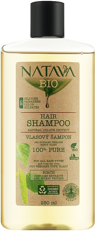 Шампунь для волос "Береза" - Natava — фото N1