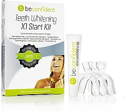 Набір - Beconfident Teeth Whitening X1 Start Kit (teeth/gel/10ml + tray/3pcs) — фото N1