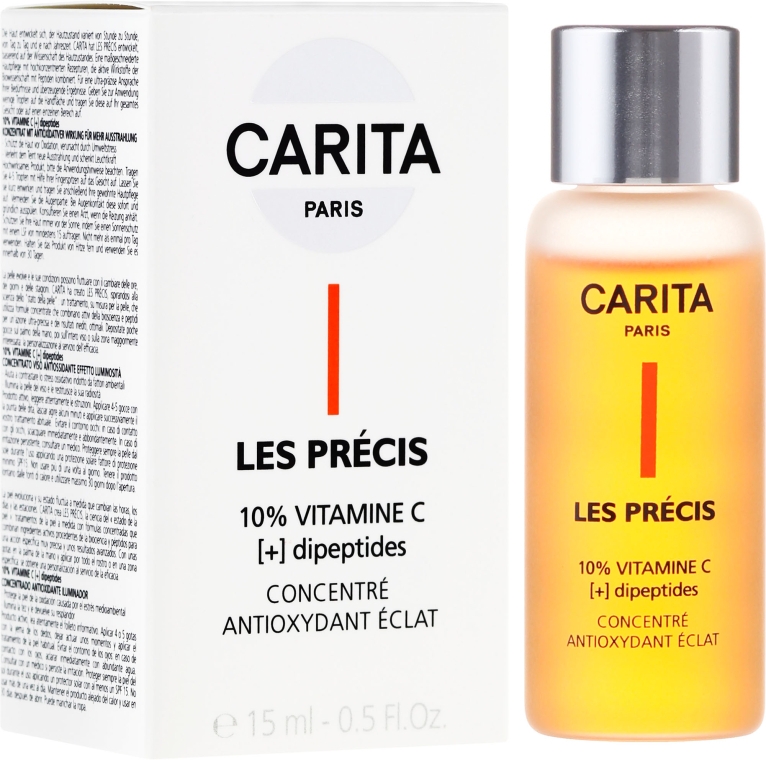 Антиоксидантная сыворотка для лица - Carita Les Precis 10% Vitamine C [+] Dipeptides Concentre — фото N1