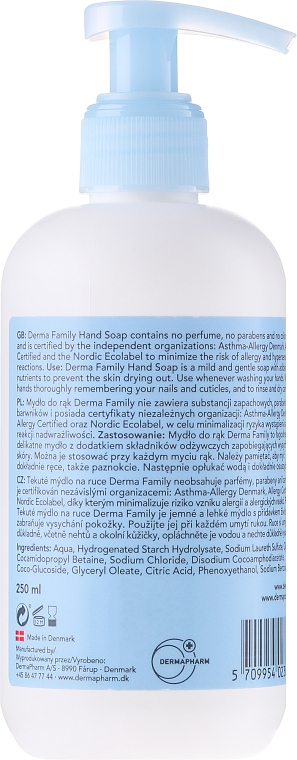 Мыло для рук - Derma Family Liquid Hand Soap — фото N4