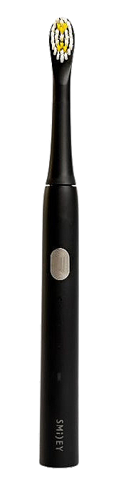 Электрическая звуковая зубная щетка, черная - Smiley Light — фото N1