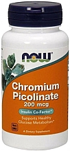 Парфумерія, косметика Вітаміни, 200 мг - Now Foods Chromium Picolinate