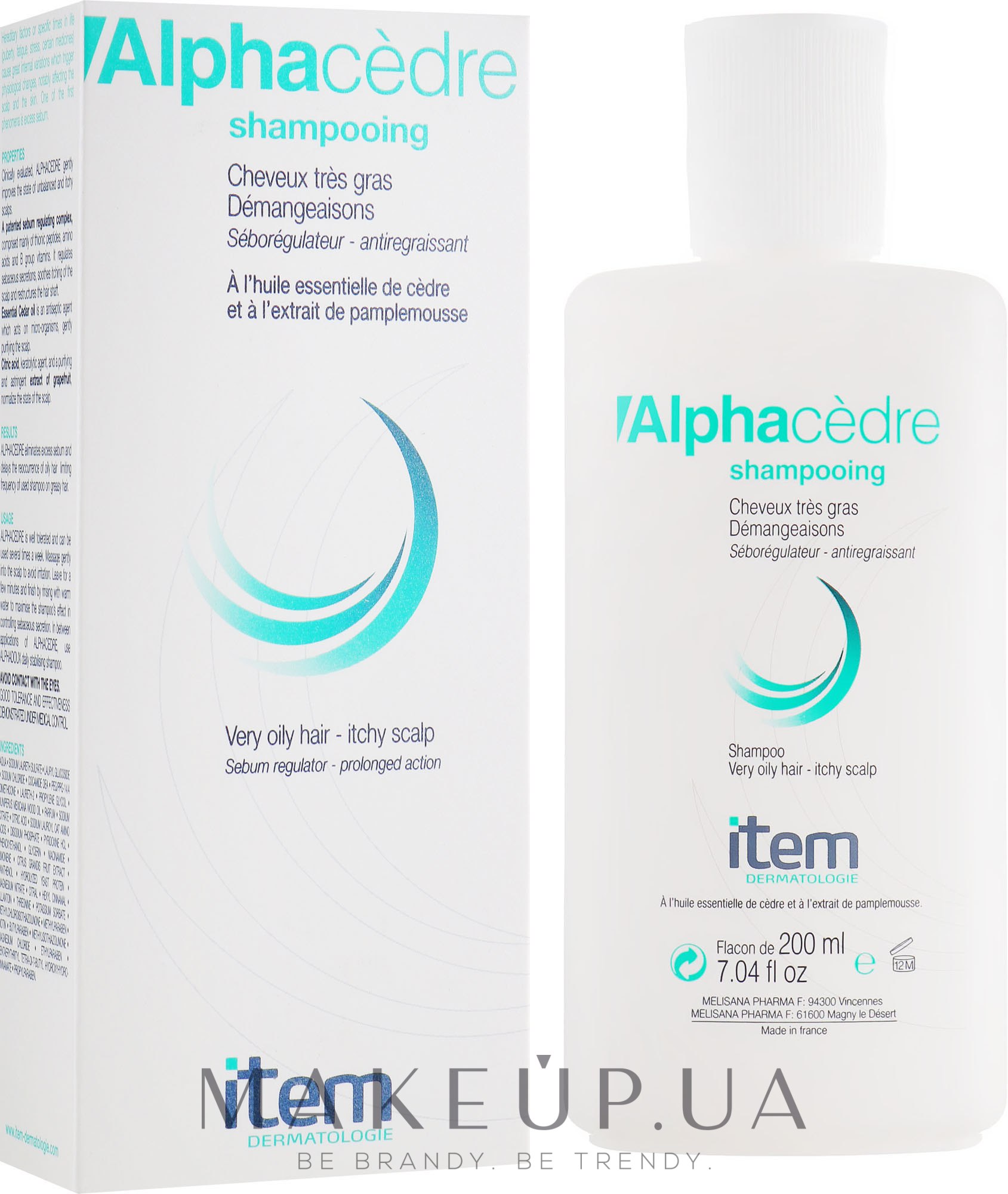 Шампунь для жирных волос - Item Alphacedre Shampooing for Very Oily Hair — фото 200ml
