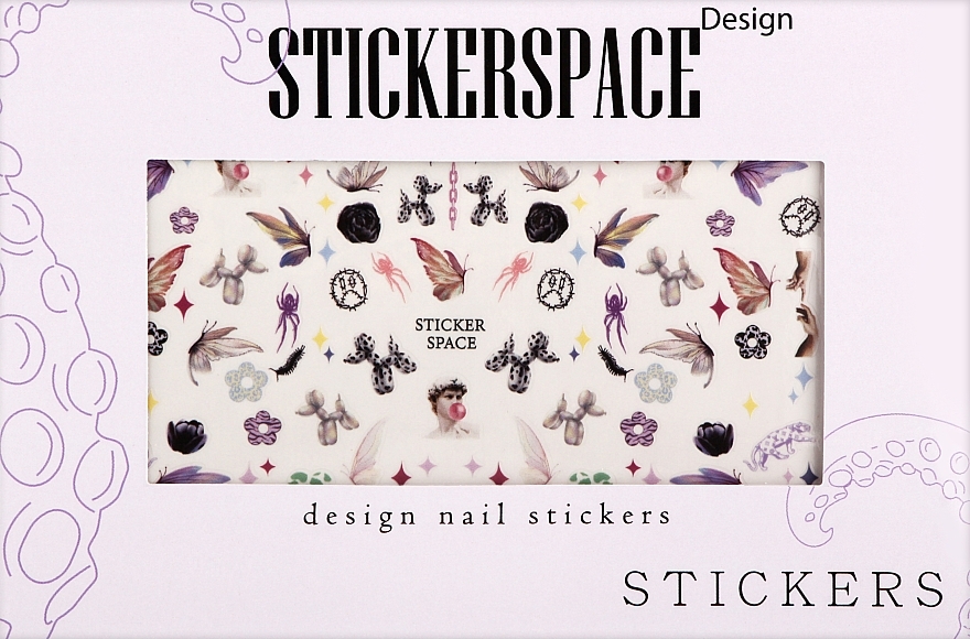 Дизайнерские наклейки для ногтей "David" - StickersSpace  — фото N1