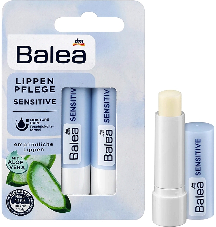 Бальзам для чувствительных губ - Balea Sensitive Lippen Pflege — фото N2