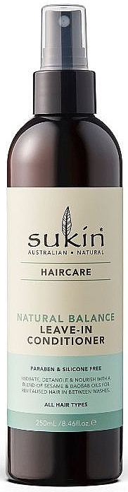 Незмивний кондиціонер-спрей для волосся - Sukin Natural Balance Leave-In Conditioner — фото N1