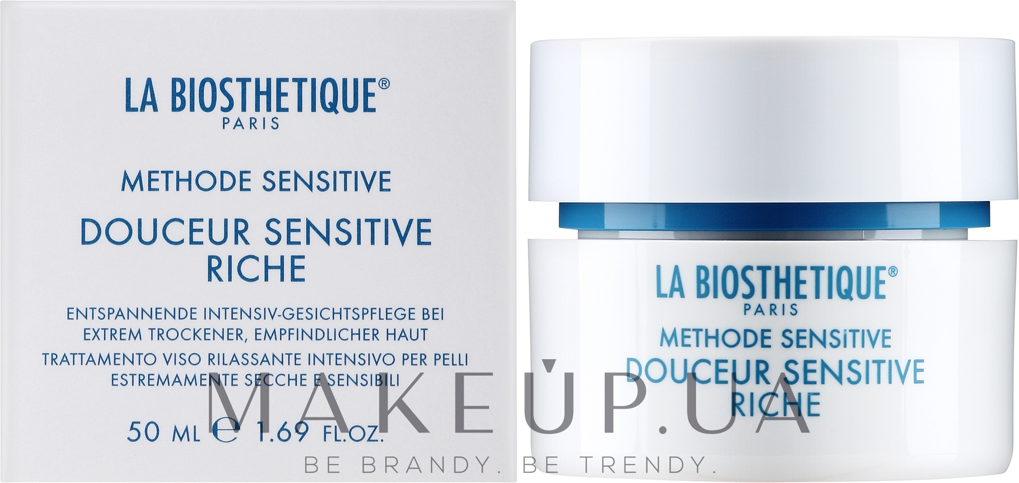 Регенерирующий крем для сухой и очень сухой чувствительной кожи - La Biosthetique Douceur Sensitive Riche Cream — фото 50ml