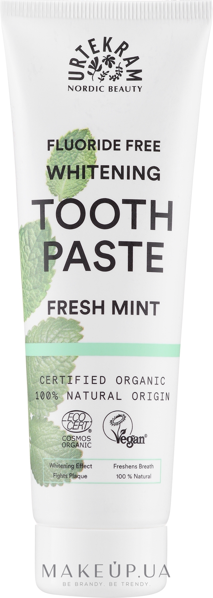 Органическая зубная паста "Свежая мята" - Urtekram Sensitive Fresh Mint Organic Toothpaste — фото 75ml