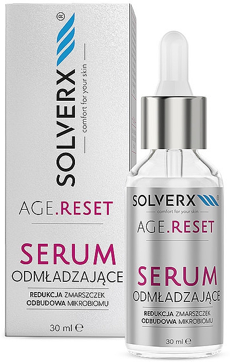 Омолаживающая сыворотка для лица - Solverx Age Reset Serum — фото N1