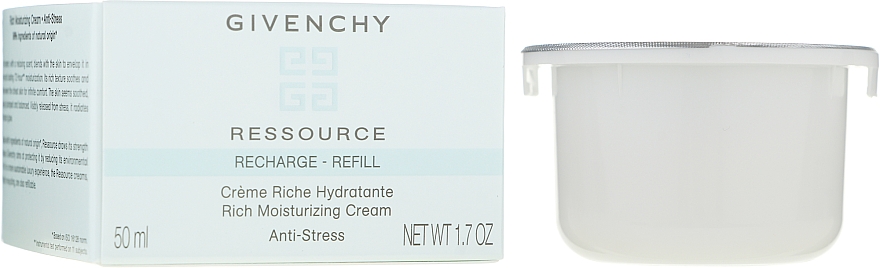 Увлажняющий крем для лица - Givenchy Ressource Rich Moisturizing Cream Anti-Stress (сменный блок) — фото N2