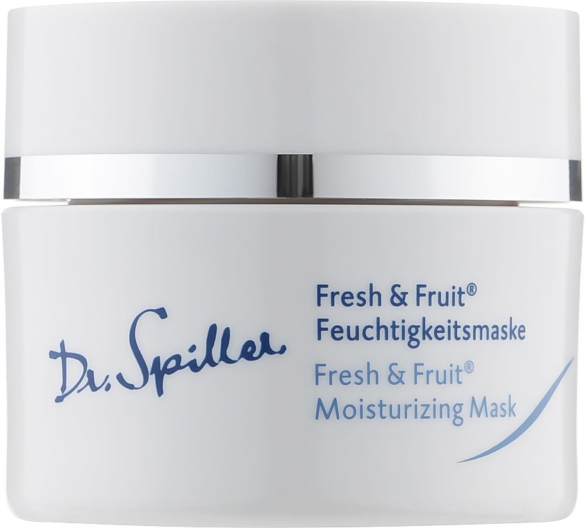 Увлажняющая маска с тропическими фруктами - Dr. Spiller Fresh & Fruit Moisturizing Mask (пробник) — фото N1