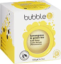 Бомбочка для ванны "Зеленый чай с лемонграссом" - Bubble T Bath Fizzer Lemongrass Green Tea — фото N1