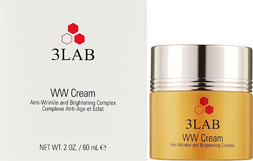 Крем проти зморщок "Сяйво" для шкіри обличчя - 3Lab WW Cream — фото N2