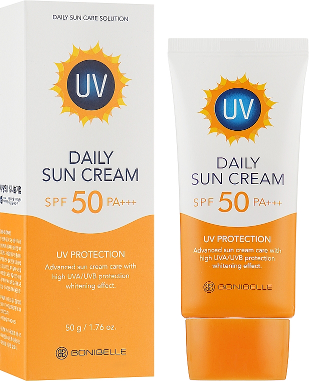 Увлажняющий солнцезащитный крем - Enough Bonibelle Daily Sun Cream SPF50+ PA+