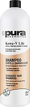 Шампунь для фарбованого, ламкого та пошкодженого волосся - Pura Kosmetica Kera-V Life Shampoo — фото N2