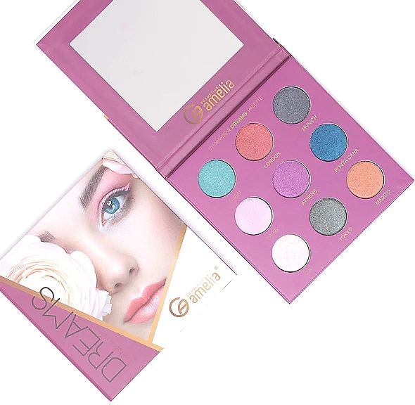 Палетка теней для век - Amelia Cosmetics Dream Eyeshadow Palette — фото N2
