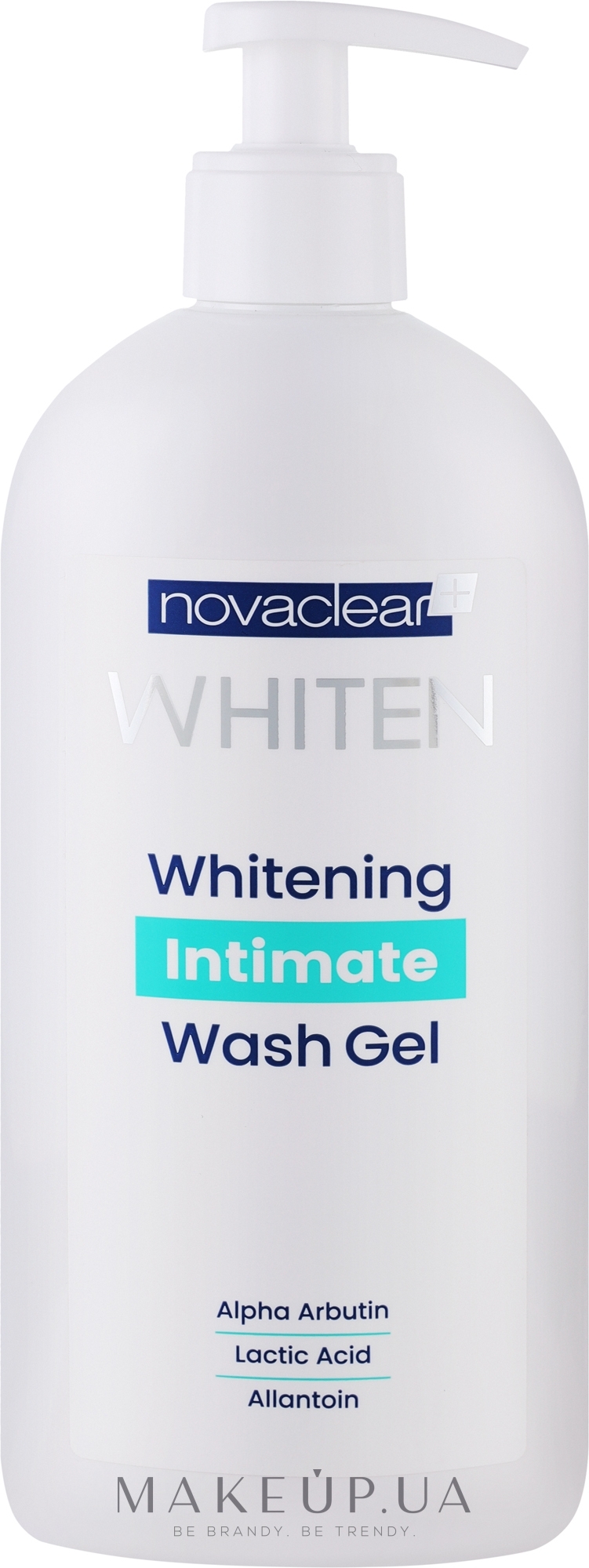 Отбеливающий гель для интимной гигиены - Novaclear Whiten Whitening Intimate Wash Gel — фото 500ml