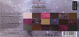 Палетка тіней для повік, 18 відтінків - Makeup Revolution I Heart Revolution Chocolate Galactic — фото N3