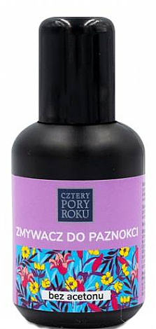 Жидкость для снятия лака без ацетона - Cztery Pory Roku Four Seasons Nail Polish Remover Without Acetone — фото N1
