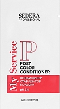 Духи, Парфюмерия, косметика Кондиционер стабилизатор цвета - Sedera Professional My Service Post Color Conditioner (пробник)