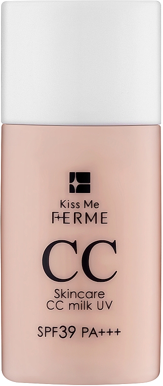 CC-есенція - Isehan Kiss Me Ferme Skincare CC Milk UV SPF39 PA +++