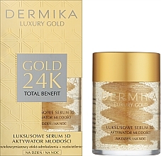 Омолаживающая сыворотка для лица - Dermika Luxury Gold 24k Total Benefit Serum — фото N2