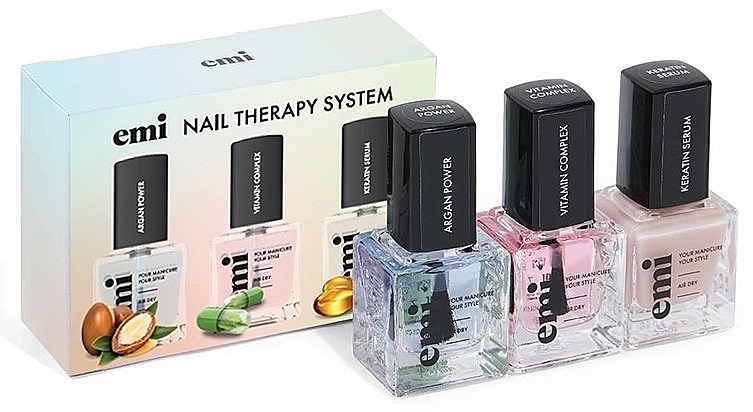 Набір - Emi Set Nail Therapy System (nail/ser/3x9ml) — фото N1