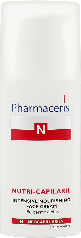 Крем интенсивный питательный для лица - Pharmaceris N Nutri-Capilaril Intensive Nourishing Cream — фото N1