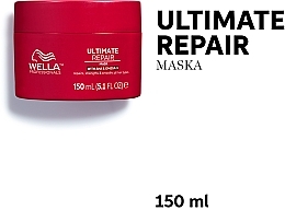 Крем-маска для всех типов волос - Wella Professionals Ultimate Repair Mask With AHA & Omega-9 — фото N4