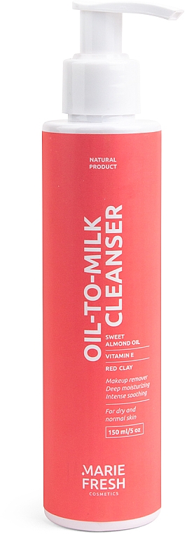 Гидрофильное масло с маслом макадамии для сухой и нормальной кожи - Marie Fresh Cosmetics Oil-to-milk Cleanser For Dry Skin — фото N1