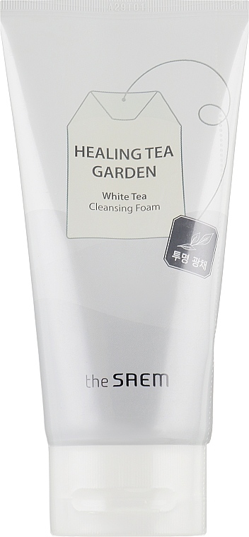 Пенка для умывания - The Saem Healing Tea Garden White Tea Cleansing Foam — фото N1