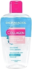 Двофазний засіб для зняття водостійкого макіяжу - Dermacol Collagen+ Waterproof Eye & Lip Make-Up Remover — фото N1