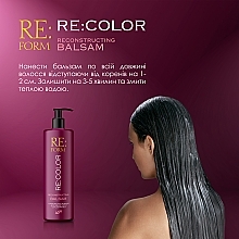 Реконструювальний бальзам для відновлення фарбованого волосся "Збереження кольору" - Re:form Re:color Reconstructing Balm — фото N6