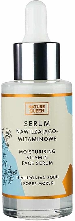 Увлажняющая витаминная сыворотка для лица - Nature Queen Moisturising Vitamin Face Serum — фото N1