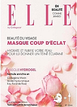 Парфумерія, косметика Маска для обличчя з трояндовою квітковою водою - Collagena Paris Elle Hydrogel Mask With Rose Floral Water