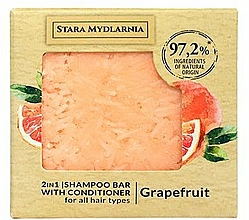 Твердий шампунь-кондиціонер "Грейпфрут" - Stara Mydlarnia Grapefruit 2in1 Shampoo Bar — фото N1