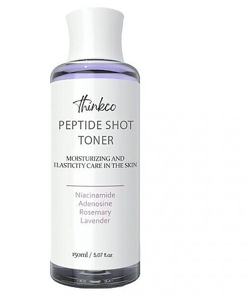 Тонер проти зморщок з пептидами для в'ялої шкіри - Thinkco Peptide Shot Toner — фото N1