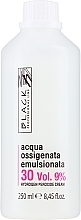 Емульсійний окислювач 30 Vol. 9 % - Black Professional Line Cream Hydrogen Peroxide — фото N1