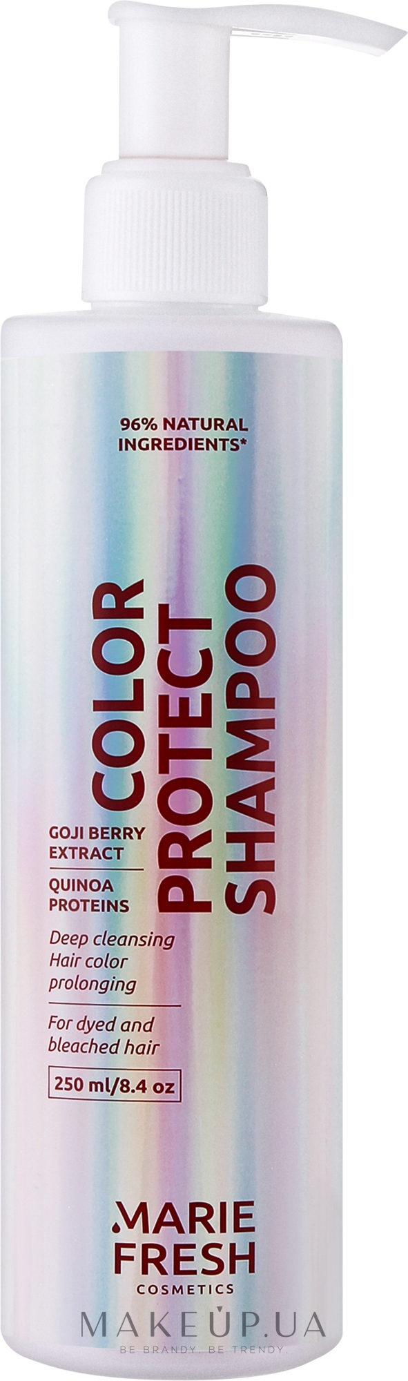 Шампунь для профессионального ухода за окрашенными волосами на основе антиоксидантов - Marie Fresh Cosmetics Color Protect Shampoo — фото 250ml