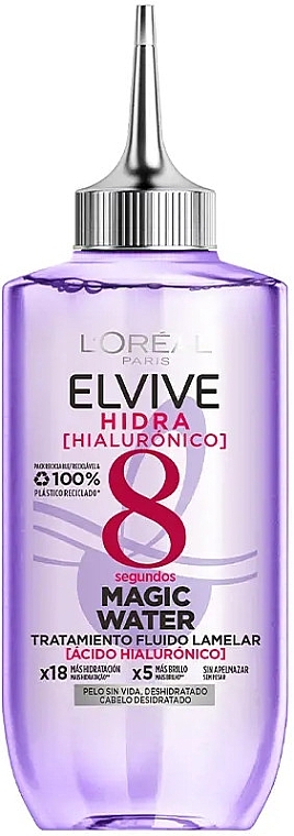 Зволожувальний миттєвий кондиціонер для волосся - L'Oreal Paris Elvive Hidra Hyaluronic Magic Water — фото N1