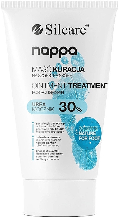 Крем-мазь для лечения огрубевшей кожи ног с мочевиной 30% - Silcare Nappa Ointment Treatment For Rough Skin 30% Urea — фото N1